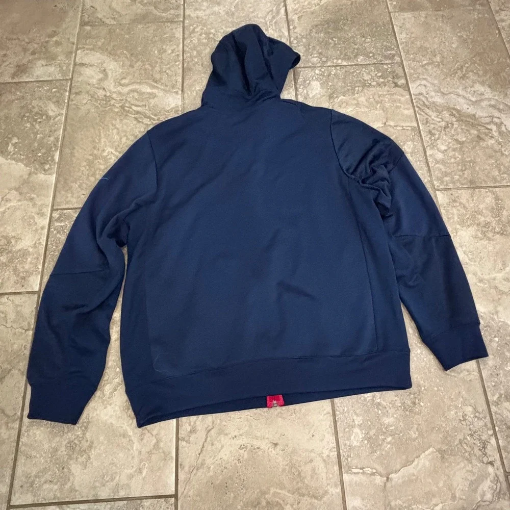 Nike KD Kevin Durant Therma-FIT Full Zip‎ Hoodie Mens XL Navy Blue 618297-410